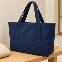 Sacs de voyage en toile épaisse à grande capacité avec logo personnalisé, fermeture éclair à bandoulière, sac de shopping pour femmes, usage quotidien