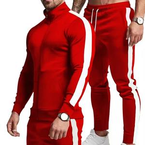2025 Otoño/Invierno nuevo conjunto deportivo informal para hombre conjunto informal de bloque de Color para hombre con capucha deportes de moda - Product Image 6