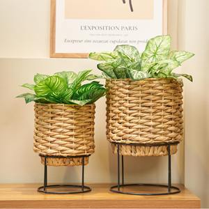 Fournisseur de jardinières en jacinthe d'eau, vente de jardinières tissées à la main, meilleur prix, paniers à plantes, pots - Product Image 3