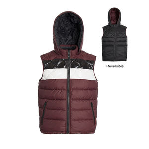 Custom Logo Down Padded Stand Collar <b>Lightweight</b> Puffer Vest for <b>Men</b> Puffer Vest <b>Mens</b> Puffer Vest Reversible <b>Gilet</b> - Product Image 6