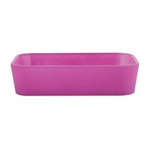 MSV soap dish made of polyester/rubber in pink, 11.8 x 8.8 x 2.7 cm - Product Image 2