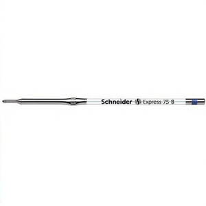 Schneider Express 75 <b>Ballpoint</b> <b>Pen</b> Refill 0.6mm B Blue Document-Proof Pack of 10 - Product Image 3