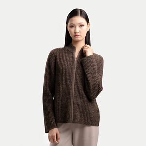 Cardigan en duvet de yak 100% mongol - Product Image 2