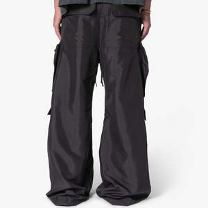 Pantalons de survêtement décontractés pour hommes, taille mi-haute, 100% coton, logo brodé, ample, écologique, séchage rapide, molleton, taille élastique - Product Image 2