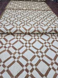 Tapis rond en jute naturel 100% Design tressé avec aspect rustique de ferme Taille personnalisable Tapis de sol disponible en ensembles - Product Image 2