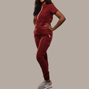 Tenues médicales de style jogger en tissu polycoton, uniformes d'hôpital, coupe moderne, vêtements pour le personnel infirmier - Product Image 2