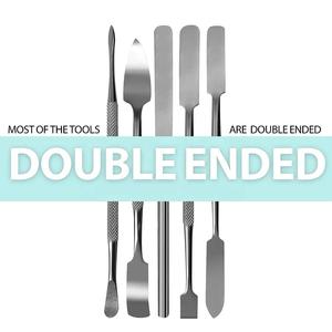 คุณภาพสูงไม้พายทันตกรรม 5 ชิ้นชุดสแตนเลสทันตกรรมแกะสลักขี้ผึ้งคู่สิ้นสุดไม้พายโดย MEDICAB เครื่องมือ - Product Image 6