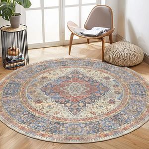 Phổ Biến Tùy Chỉnh Thiết Kế Ba Tư Khu Vực Vòng Thảm Mô Hình Cổ Điển Nylon In Không Trượt Sàn Thảm Alfombras Cho Phòng Khách - Product Image 6