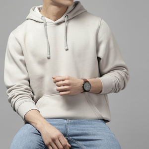 Sudaderas de Moda de Invierno con Logotipo Personalizado, 90% Algodón, Antibolitas, Transpirables, con Cierre, Color Sólido para Hombre, Hechas a Medida - Product Image 5