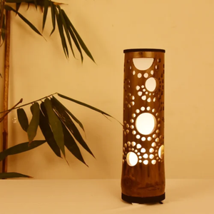 Lámpara de pared de tubo de bambú de estilo moderno para decoración del hogar exterior e interior para sala de estar decoración Interior al por mayor - Product Image 5