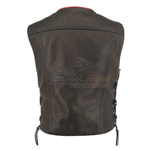 Chaleco de cuero de diseño al por mayor de fábrica Último estilo Pakistán Hecho Nuevo diseño Chaleco de cuero Chaleco - Product Image 2