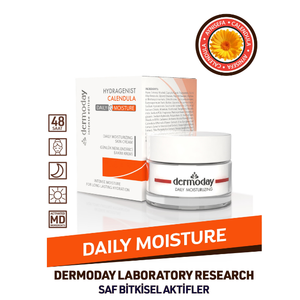 Dermoday Hydragenist Calendula Daily Moisture Cream 50ml Deep Hydrating 48h Face Moisturizer Pentavitin Skin Barrier Repair - Product Image 2