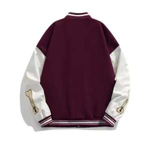 Chaquetas universitarias para hombre con estampado de logotipo profesional Abrigo de invierno de moda superior con cuello levantado Precio competitivo - Product Image 5