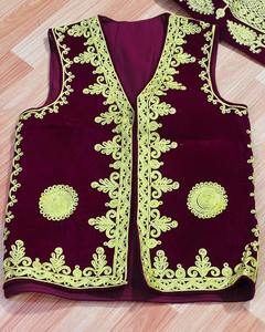 Chaleco Tradicional Afgano para Hombre, Hecho a Mano, Étnico, Sin Mangas, de Secado Rápido, Transpirable, para Bodas, Festivales, Eventos Formales - Product Image 5