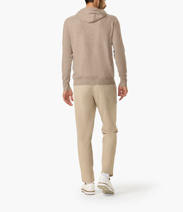 Sudadera con capucha de peso pesado de primera calidad para hombres Sudaderas con capucha con estampado de bordado y abullonado personalizadas Sudaderas de algodón de gran tamaño lisas - Product Image 2