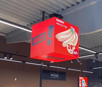 Display LED a Cubo 90 Moduli (20x20/32x32/40x40cm) - Alta Luminosità Protezione IP65 Colore 16-Bit 60Hz Noleggio Interno/Esterno 350W