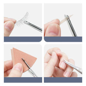 Ciseaux à cuticules pour manucure Surface de coupe incurvée Ciseaux de manucure russes tranchants - Product Image 5