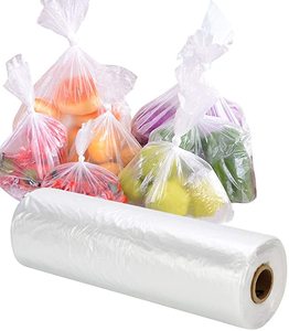 Sacs alimentaires rouleau produire sac en plastique légumes fruits garder frais gravure impression recyclable fermeture éclair haut personnalisation fait - Product Image 1