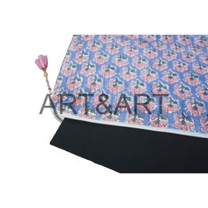 Sac pour ordinateur portable indien fait à la main imprimé en bloc Housse matelassée pour ordinateur portable - Product Image 4