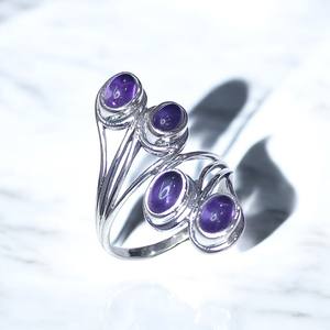Anillos pequeños de piedras preciosas, joyería hecha a mano de Plata de Ley 925, diseño de anillos finos para fabricación de joyas, precio al por mayor a granel - Product Image 3