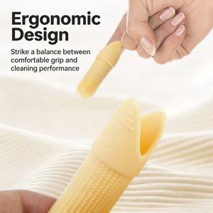 ISSILI Brosse à dents pour chiens et chats en silicone de qualité alimentaire écologique - Traitement de nettoyage des dents à 360° - Product Image 3