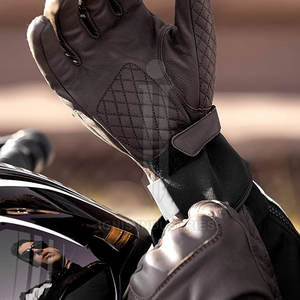 Guantes de moto unisex de alta calidad impermeables, guantes de moto unisex de medio dedo para uso en invierno - Product Image 2