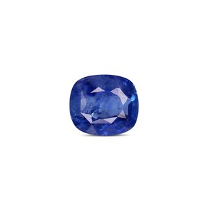 Zafiro Azul Real - 4.09 Quilates, 10 mm, Gema Suelta Facetada, Tratada con Calor - Product Image 1