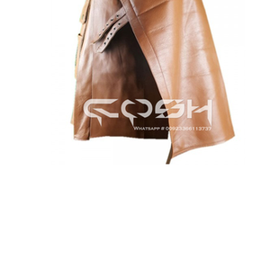 COSH KILTS Kilt utilitaire vintage et moderne écossais et traditionnel pour hommes en cuir marron - Product Image 5