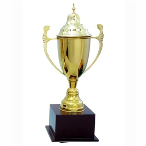 Modern Golden Cup Trophy Customized Style Trophy Decorative Gold Silver Plated Hot Selling First Prize Award Trophy Wholesale - Product Image 1