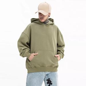 Street OEM Sweat-shirts à capuche pour hommes, coupe oversize, épaules tombantes, imprimés et brodés, en coton biologique de haute qualité, avec détails au crochet - Product Image 1