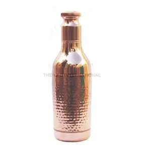 Đồng kim loại cây nho Whisky hình dạng tay búa sáng bóng đánh bóng mua trực tiếp mua từ nhà sản xuất chai nước 3x3x10 inch 1 lít - Product Image 1