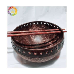 Bol en coquille de noix de coco naturelle au meilleur prix | Bol alimentaire écologique de haute qualité poli à la perfection du Vietnam Coconut Heaven - Product Image 3