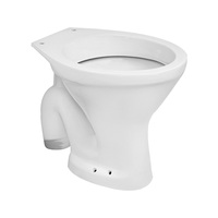 Ensemble WC monobloc de qualité supérieure au design moderne européen, en céramique blanche, avec abattant en PP, pour salle de bain