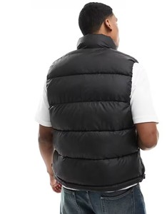 Fabricant de manteaux d'hiver pour hommes Veste d'hiver à bulles respirante sans manches Gilet matelassé personnalisé pour hommes Gilet en duvet fin très vendu - Product Image 6