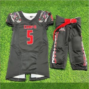 Uniforme de football américain en sergé personnalisé, vêtements de sport, ensembles d'uniformes de football OEM ODM, uniforme de football américain en sergé - Product Image 6
