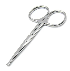Hot Selling High Quality Stainless Steel Baby Nail Cutting Scissors Best <b>Beauty</b> <b>Tools</b> Ceramic Safe Rounded Tip Curved Blade - Product Image 3