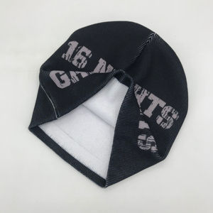 หมวกบีนนี่ถักสำหรับเดินทางหมวกหัวกะโหลกมีฮู้ดบุขนแกะนุ่มอุ่นสบายยืดหยุ่นพอดีมีสไตล์กลางแจ้งอากาศหนาวเฮดแวร์ได้ง่าย - Product Image 3