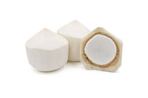 เนื้อมะพร้าวอ่อนคุณภาพพรีเมียม ตัดแบบเพชร ห่อฟิล์มหดความร้อน บรรจุภัณฑ์ 100% สดใหม่ พร้อมใช้ ส่งออก แบบกึ่งปอกเปลือก - Product Image 5