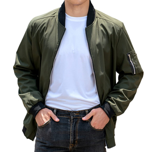 Offre Spéciale Slim Fit vêtements d'extérieur hommes vêtements Bomber Satin saison d'hiver veste impression personnalisée Logo hommes Satin veste pour tenue décontractée - Product Image 1