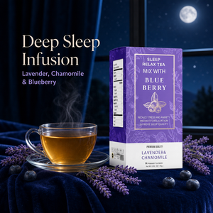 Customized Sleep Herbal <strong>Tea</strong> for Adults Infused with Lavender Chamomile <strong>Valerian</strong> Root - Product Image 2