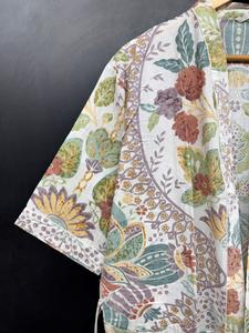 Bata Kimono Larga de Algodón Ecológica, Lavable, Hecha a Mano en India para Mujer - Product Image 3
