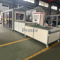Machine de thermoformage de gobelets en plastique, machine automatique de fabrication de gobelets jetables en PET/PP pour jus, yaourt, thé, machine de fabrication de barquettes en PP, machine de fabrication de bols en plastique
