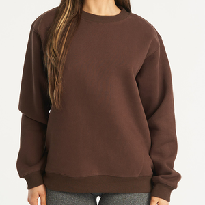 Sudadera Tejida Extra Grande para Mujer, Última Moda de Invierno 2025, Ropa Casual con Hombros Caídos, Servicio OEM con Impresión de Logotipo Personalizado - Product Image 1