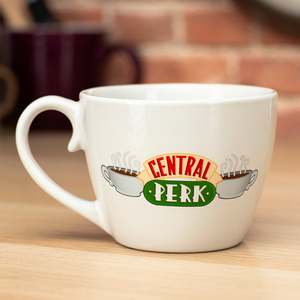 Taza de Cappuccino de Gres Moderna con Diseño Personalizado de Central Perk y Logotipo, Apta para Microondas y con Estilo para Uso Personalizado - Product Image 3