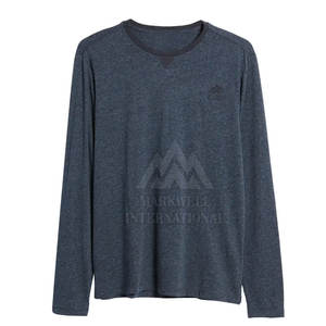 Camisetas de Manga Larga con Logotipo Personalizado, Camiseta de Manga Larga Hecha a Medida, Camiseta de Manga Larga de Talla Grande a Precio de Mayoreo - Product Image 1