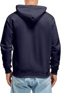 Sudadera con capucha de invierno con logotipo personalizado de gran tamaño en blanco de algodón con bolsillo de canguro para hombres cómoda y transpirable de gran tamaño - Product Image 3