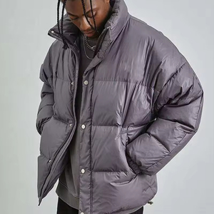 Ventes en gros OEM, manteaux d'hiver personnalisés, manteaux à bulles noirs de créateur, doudoune pour homme - Product Image 2