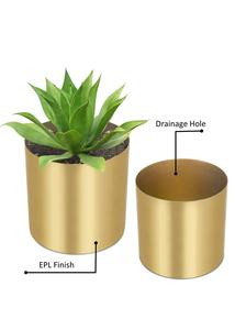 Jardinières et pots de conception antique finition décorative pour la maison et la décoration de mariage jardinières en métal au prix le plus bas - Product Image 3