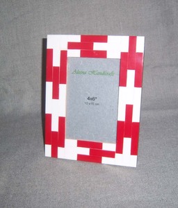 Cadre photo en incrustation d'os, cadre photo sculpté à la main et cadres photo, décoration en provenance d'Inde - Product Image 4