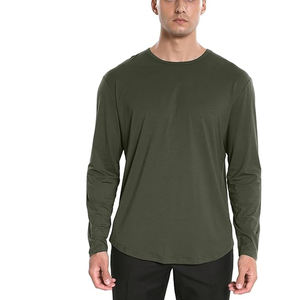 Camiseta de manga larga transpirable para hombre Logotipo personalizado Servicio OEM Ropa deportiva de alta calidad Camisetas para hombre - Product Image 2